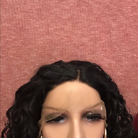 Curly synthetic Short Style Lace U part Synthetic Wig for Women 14 inch - Picture 3 of 7